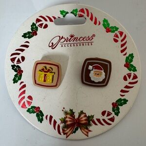 🛍️Any 5 items for $15 🛍️ Christmas gift and Santa stud earrings